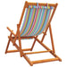 2 Folding Beach Chairs in Multi-Colour - Little and Giant Explorers vidaXL