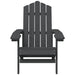 2 Garden Adirondack Chairs in Anthracite - Little and Giant Explorers vidaXL