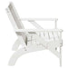 2 Garden Adirondack Chairs in White and Solid Wood Pine - Little and Giant Explorers vidaXL