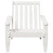 2 Garden Adirondack Chairs in White and Solid Wood Pine - Little and Giant Explorers vidaXL