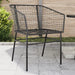 2 Garden Chairs in Black and Poly Rattan - Little and Giant Explorers vidaXL