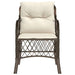 2 Garden Chairs with Cushions in Brown and Poly Rattan - Little and Giant Explorers vidaXL