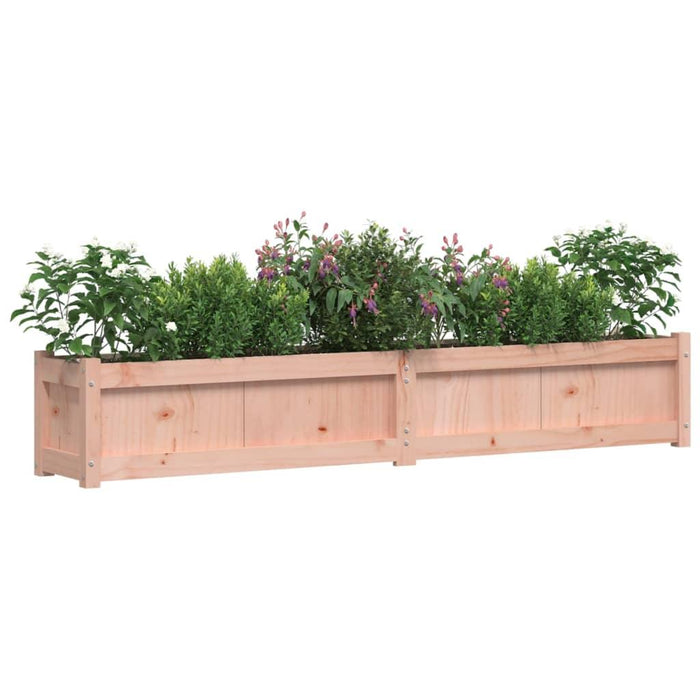 2 Garden Planters in Solid Wood Douglas (180 x 31 x 31cm) - Little and Giant Explorers vidaXL