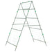 2 Garden Trellises for Climbing Plants in A-Frame and Steel - Little and Giant Explorers vidaXL