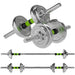 2-in-1 20kg Adjustable Weights Dumbbell and Barbell Set - Little and Giant Explorers SPORTNOW