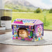 2-in-1 Cardboard Cat House – Pink | Arcade-Style Design - Built-in Scratcher and Catnip PAWHUT - Little and Giant Explorers PawHut