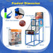 2-in-1 Kids Basketball Arcade Game – Electronic Scorer | Sticky Ball Targets COSTWAY - Little and Giant Explorers Costway