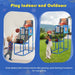 2-in-1 Kids Basketball Arcade Game – Electronic Scorer | Sticky Ball Targets COSTWAY - Little and Giant Explorers Costway