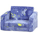 2-in-1 Kids Folding Bed Armchair with Glow in The Dark Cosmic Design - Little and Giant Explorers AIYAPLAY