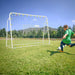 2-in-1 Kids Football Goal and Rebound Net - White 187x122.5cm | Adjustable 5-Angle Frame COSTWAY - Little and Giant Explorers Costway