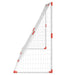 2-in-1 Kids' Football Goal with Balls in White (184 x 64 x 124cm) - Little and Giant Explorers vidaXL