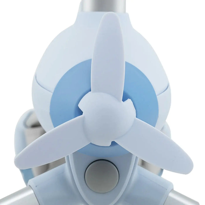 2-in-1 Kids Push Car – Blue Plane-Themed Ride-On | Adjustable Parent Handle COSTWAY - Little and Giant Explorers Costway