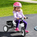 2-in-1 Kids Tricycle and Balance Bike – White and Black | Convertible Toddler Ride-On COSTWAY - Little and Giant Explorers Costway