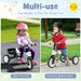 2-in-1 Kids Tricycle and Balance Bike – White and Black | Convertible Toddler Ride-On COSTWAY - Little and Giant Explorers Costway