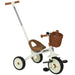 2-in-1 Kids Tricycle – White and Brown Toddler Trike | Push Handle and Wicker Basket AIYAPLAY - Little and Giant Explorers AIYAPLAY