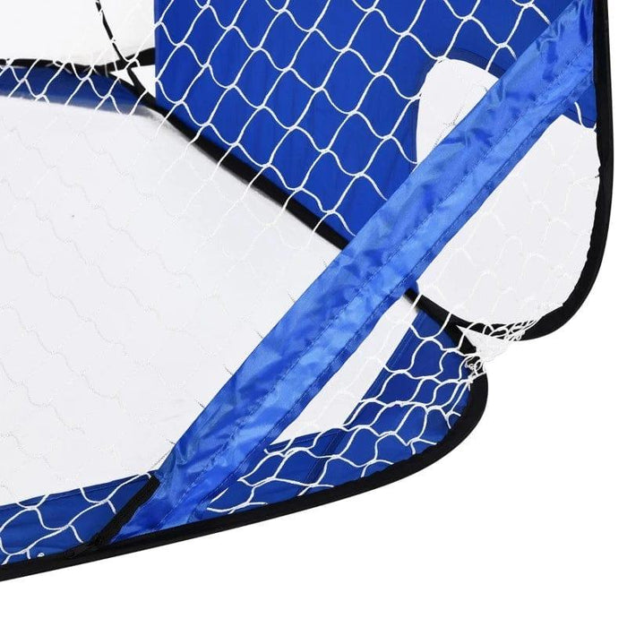 2-in-1 Pop Up Kids Football Nets for Goal Practice (123 x 80 x 80cm) - Little and Giant Explorers HOMCOM