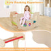 2-in-1 Rocking Horse Climbing Arch for Kids - Little and Giant Explorers Costway