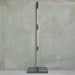 2-in-1 telescopic rake with adjustable handle and nylon bristles on gray background