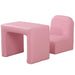 2-in-1 Toddler Sofa Chair in Pink - Little and Giant Explorers HOMCOM