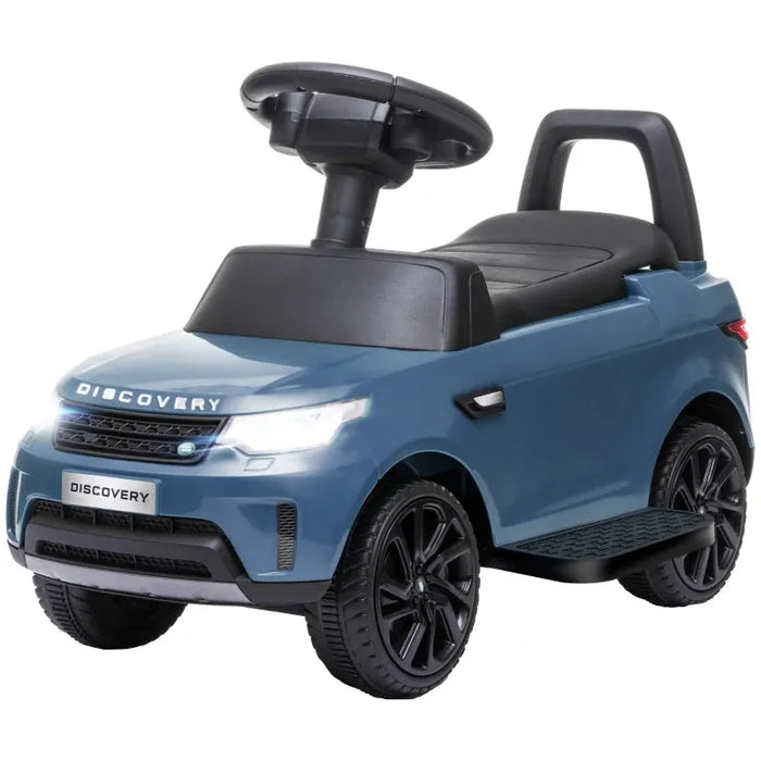 2-in-1 Toddlers Licensed Land Rover with Headlights in Light Blue 6V - Little and Giant Explorers AIYAPLAY