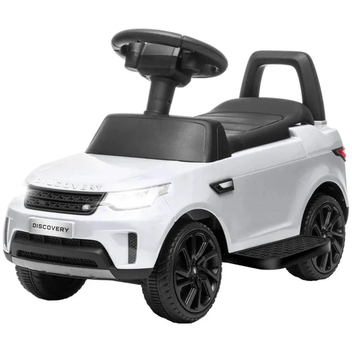 2-In-1 Toddlers Licensed Land Rover with Headlights in White 6V - Little and Giant Explorers AIYAPLAY