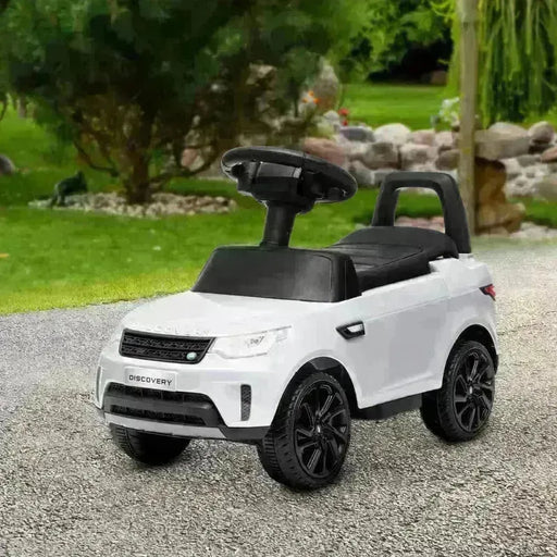 2-In-1 Toddlers Licensed Land Rover with Headlights in White 6V - Little and Giant Explorers AIYAPLAY