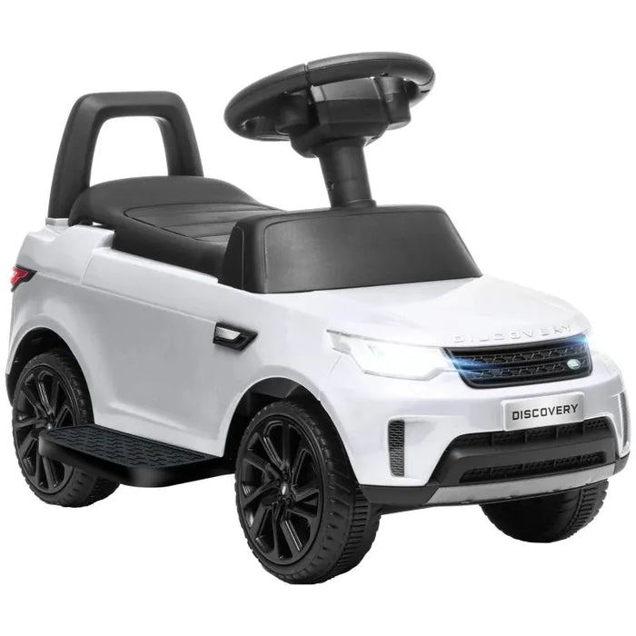 2-In-1 Toddlers Licensed Land Rover with Headlights in White 6V - Little and Giant Explorers AIYAPLAY