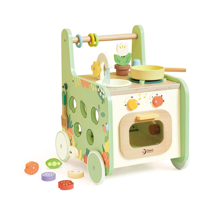 2-in-1 Walker and Portable Kitchen - Little and Giant Explorers Classic World