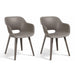 2 Outdoor Chairs 'Akola' in Cappuccino - Little and Giant Explorers Keter