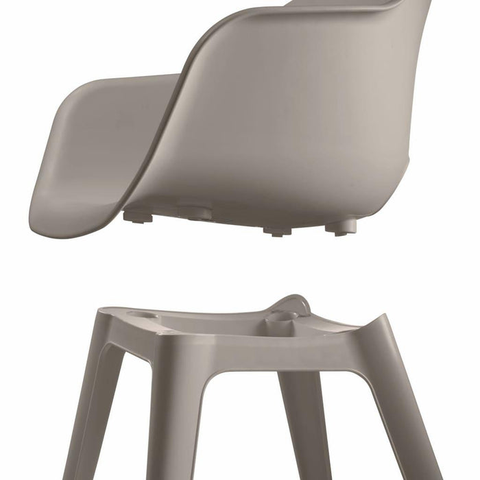 2 Outdoor Chairs 'Akola' in Cappuccino - Little and Giant Explorers Keter