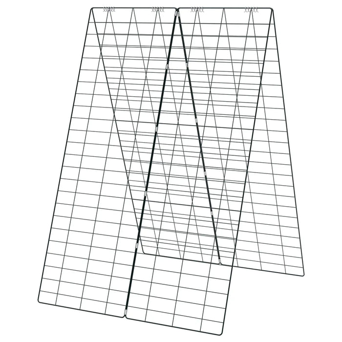 2-Pack Garden Cucumber Trellis – Green | Adjustable A-Frame Design - Rustproof Steel COSTWAY - Little and Giant Explorers Costway