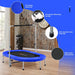 2-Person Double Oval Trampoline - Blue | Adjustable Handle - Fitness Rebounder COSTWAY - Little and Giant Explorers Costway