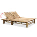 2-Person Sun Lounger in Bamboo - Little and Giant Explorers vidaXL