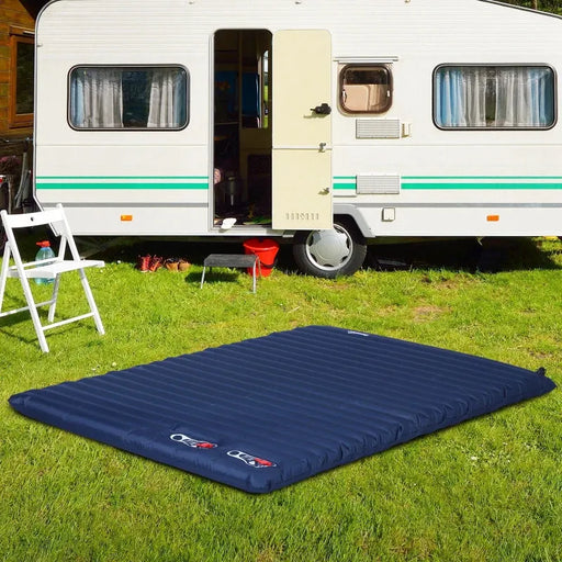 2 Person Ultralight Camping Inflating Sleeping Mat - Little and Giant Explorers Outsunny