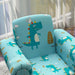 2-Piece Kids Sofa Set with Dinosaur Print in Blue - Little and Giant Explorers AIYAPLAY