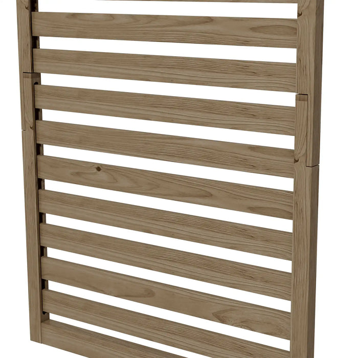 2-Piece Wooden Plant Stand | Wall-Mounted Trellis Design with Climbing Support - Little and Giant Explorers Outsunny