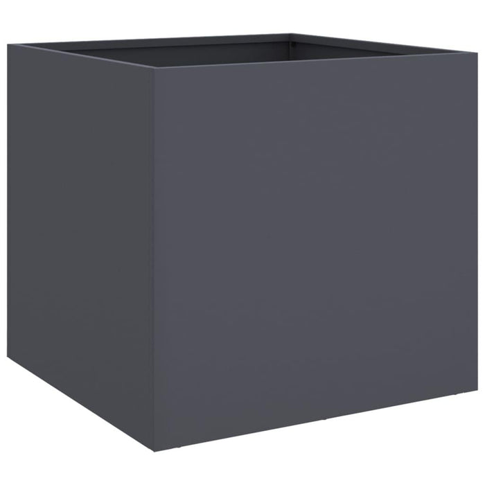 2 Planters in Anthracite (49 x 47 x 46cm) - Little and Giant Explorers vidaXL