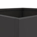 2 Planters in Black (32 x 30 x 29cm) - Little and Giant Explorers vidaXL