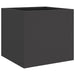 2 Planters in Black (32 x 30 x 29cm) - Little and Giant Explorers vidaXL