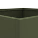 2 Planters in Olive Green (32 x 30 x 29cm) - Little and Giant Explorers vidaXL