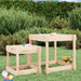 2 Sand Tables in Solid Wood Pine - Little and Giant Explorers vidaXL