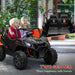 2 Seater Kids Electric UTV with Suspension System in Black 24V - Little and Giant Explorers AIYAPLAY