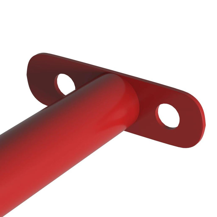 2 Steel Turning Bars in Red 125cm - Little and Giant Explorers vidaXL