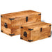 2 Storage Chest Set in Rough Mango Wood - Little and Giant Explorers vidaXL