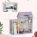 2 Storey Dolls House with 13 Pieces of Furniture and Balcony - Little and Giant Explorers AIYAPLAY