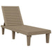 2 Sun Loungers in Light Brown - Little and Giant Explorers vidaXL