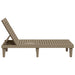 2 Sun Loungers in Light Brown - Little and Giant Explorers vidaXL