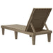 2 Sun Loungers in Light Brown - Little and Giant Explorers vidaXL