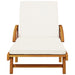 2 Sun Loungers with Cushions in Solid Wood Acacia (200 x 68 x 83cm) - Little and Giant Explorers vidaXL