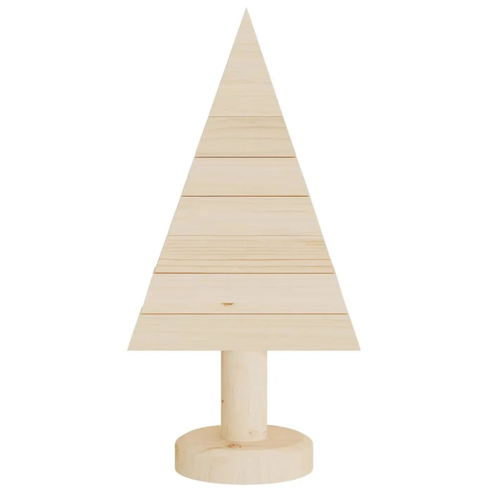 2 Wooden Christmas Trees for Decoration in Solid Wood Pine - Little and Giant Explorers vidaXL